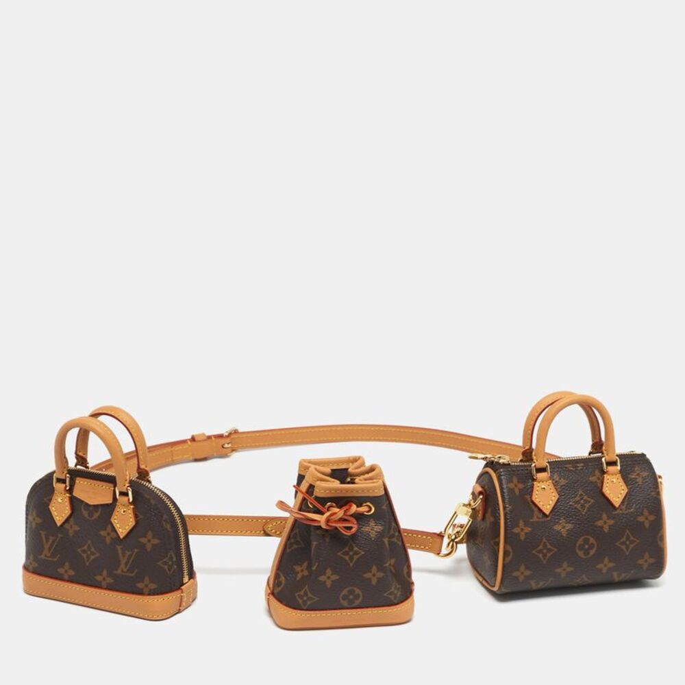 Louis Vuitton Trio Mini Icones Monogram Canvas Shoulder Bag